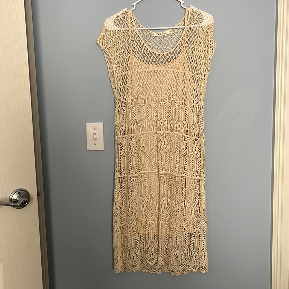 Cute knit dress by Solitaire, size small